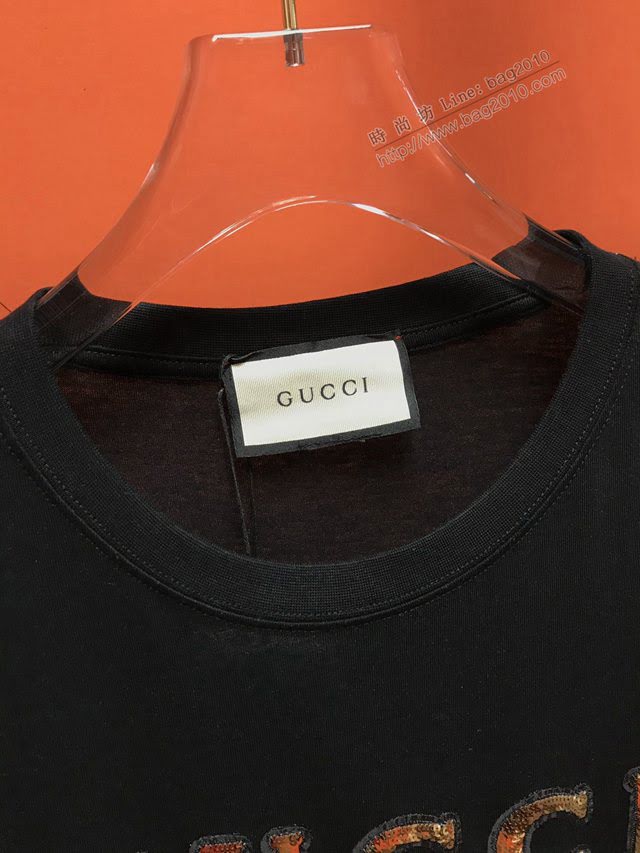 Gucci男T恤 2020新款短袖衣 男女同款 最高品質 古奇女款短袖  tzy2563